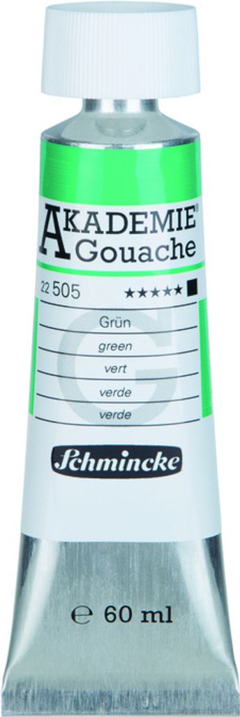 Schmincke Akademie gvašové farby v tube 60 ml - 505 zelená Obrázok produktu 