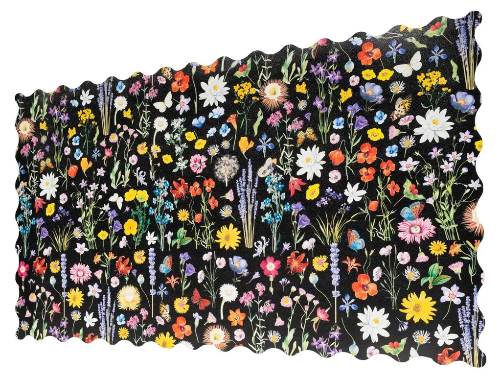 Tapis de souris gaming XL Sleepless Garden 35x60 cm - Tapis antidérapant