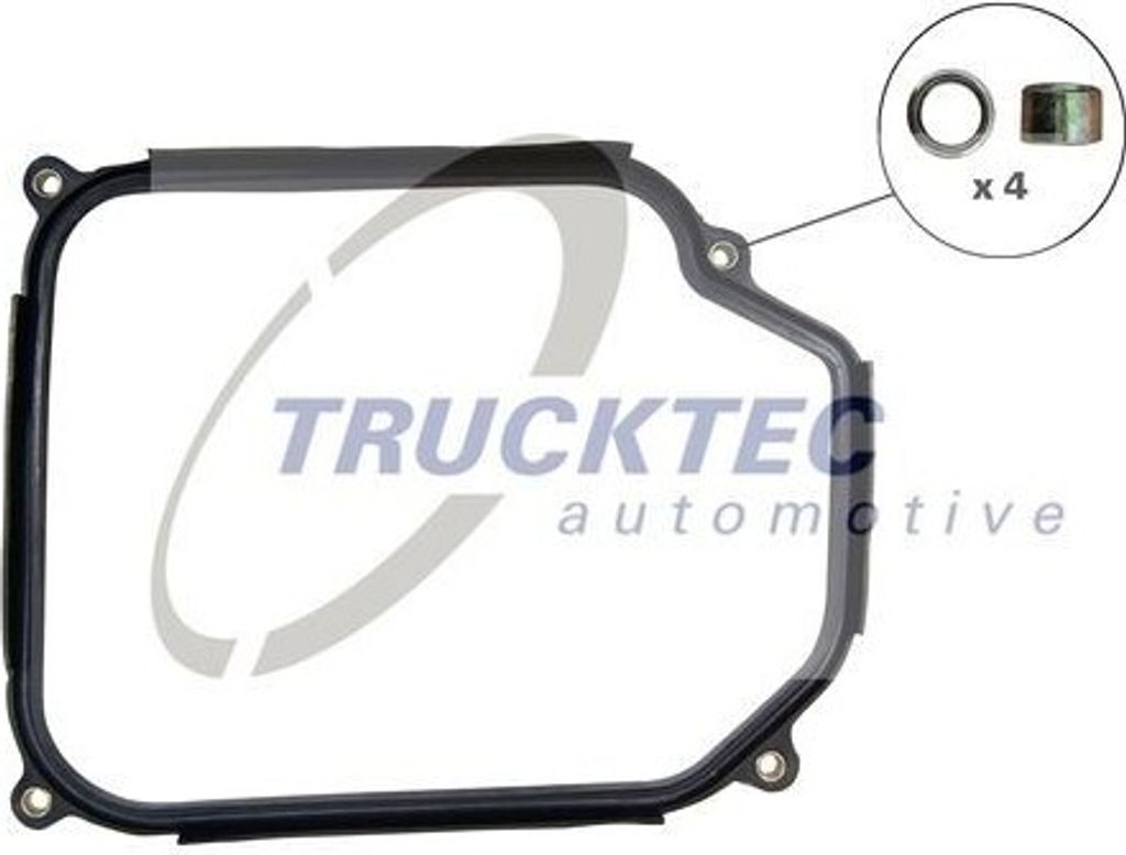 TRUCKTEC AUTOMOTIVE Dichtung Ölwanne-Automatikgetriebe 07.25.021 für VW Golf IV Schrägheck (1J1) GOLF III (1H1) Golf IV Variant (1J5) Bora Limou...