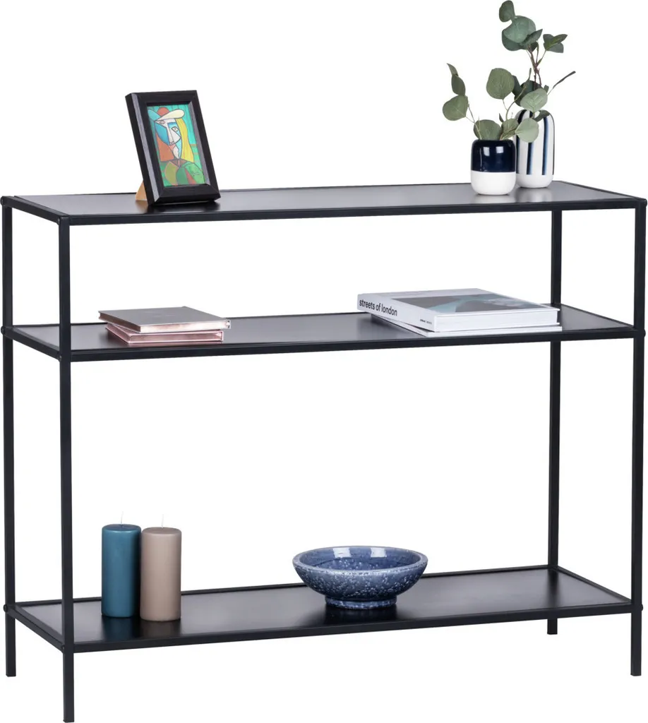 Table console industrielle pour entrée et salon meuble d'appoint - 3