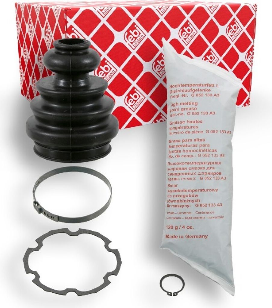 FEBI BILSTEIN Faltenbalgsatz Antriebswelle Vorne für VW Transporter IV Bus (70B, 70C, 7DB, 7DK, 70J, 70K, 7DC, 7DJ) 08018