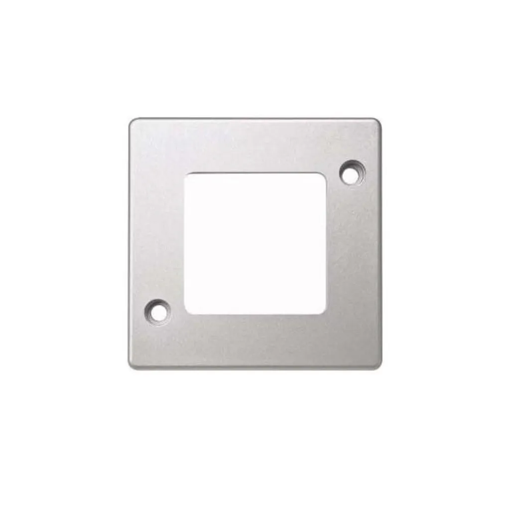 Cache interrupteur Merten 480160 argent pour masquer défauts muraux