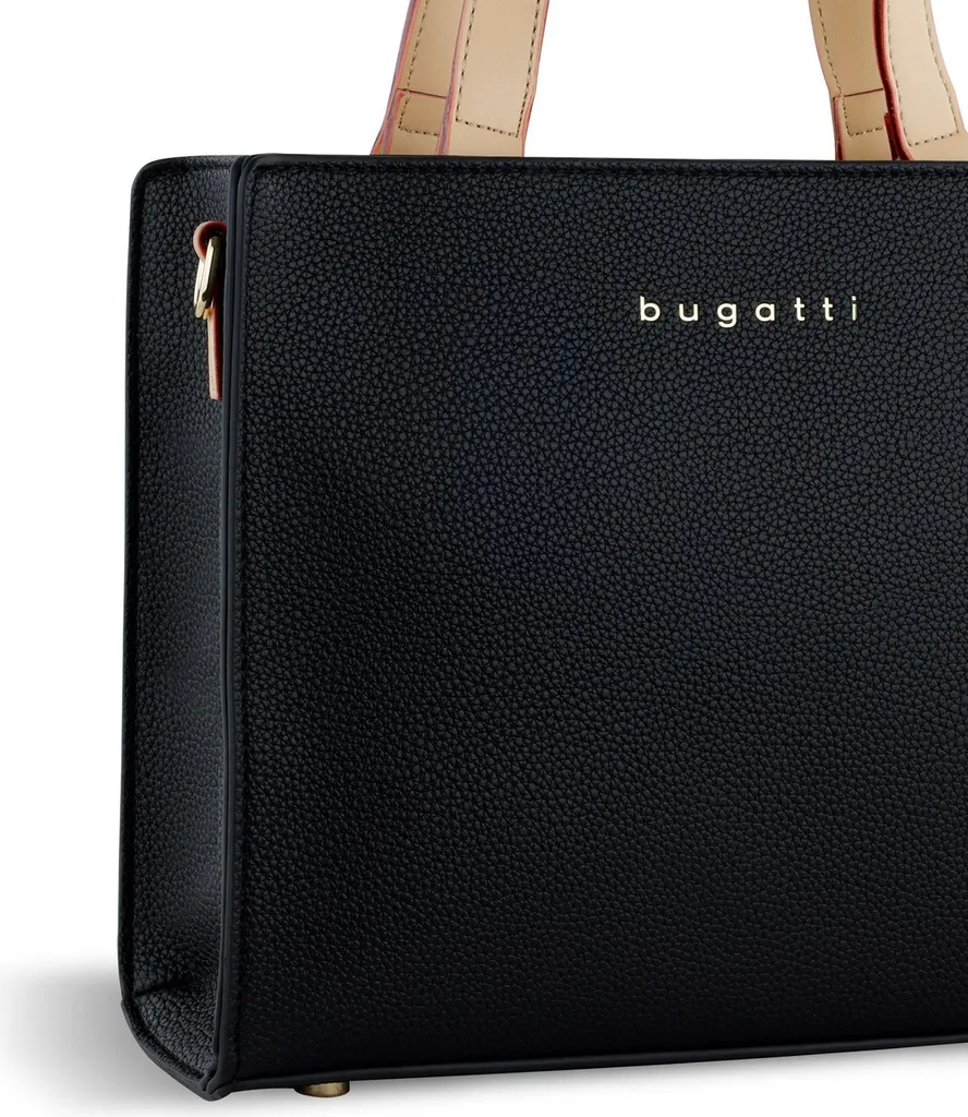 bugatti Borsa Ella Mini Black - Mini Shopper Donna Tracolla Nero - 11