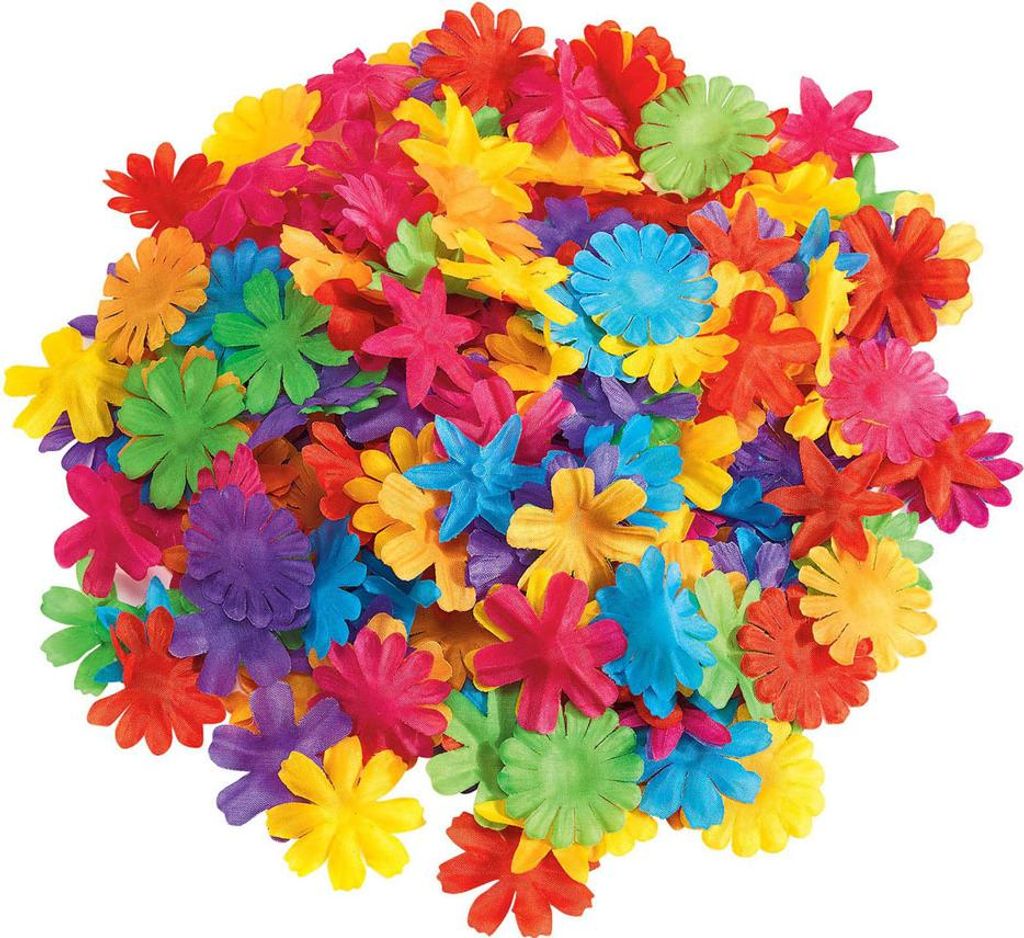 Färbungen - Buntes Stoffblumen, 300st.