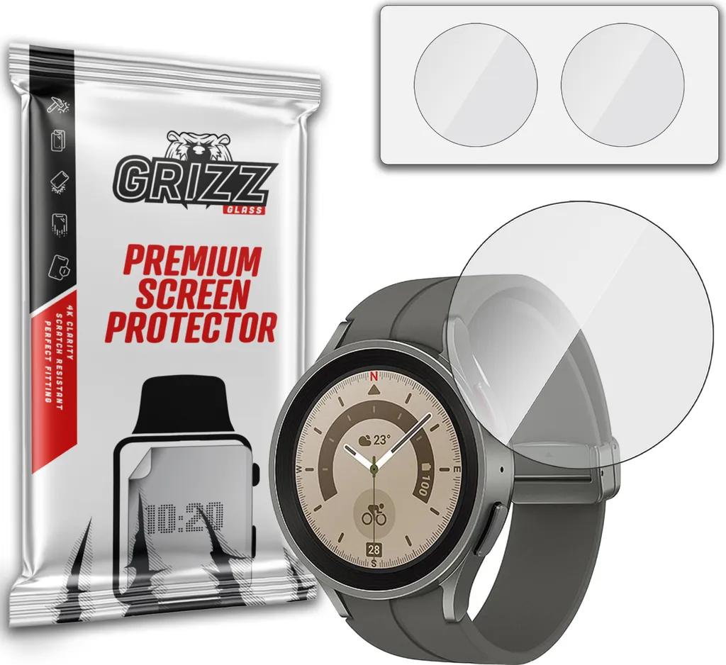 Vetro ibrido GrizzGlass HybridGlass per Samsung Galaxy Watch 5 Pro
