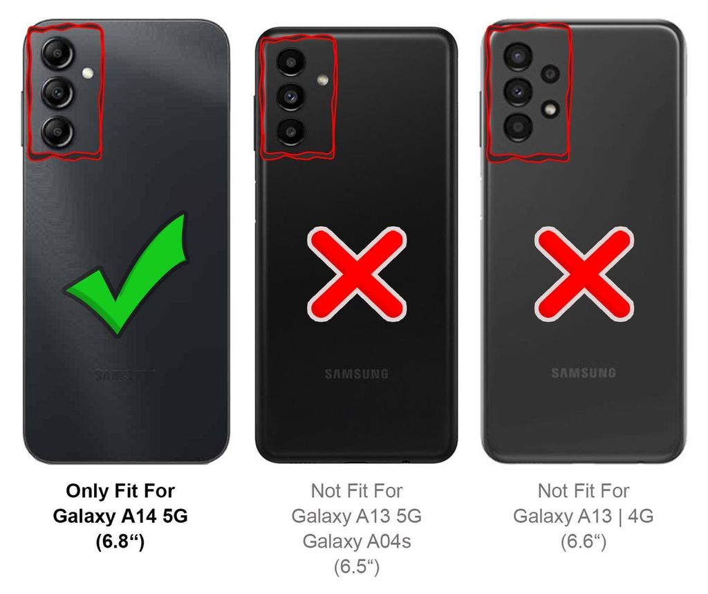 Samsung Galaxy A14 5G Klapp Hlle Flip Case Book Cover