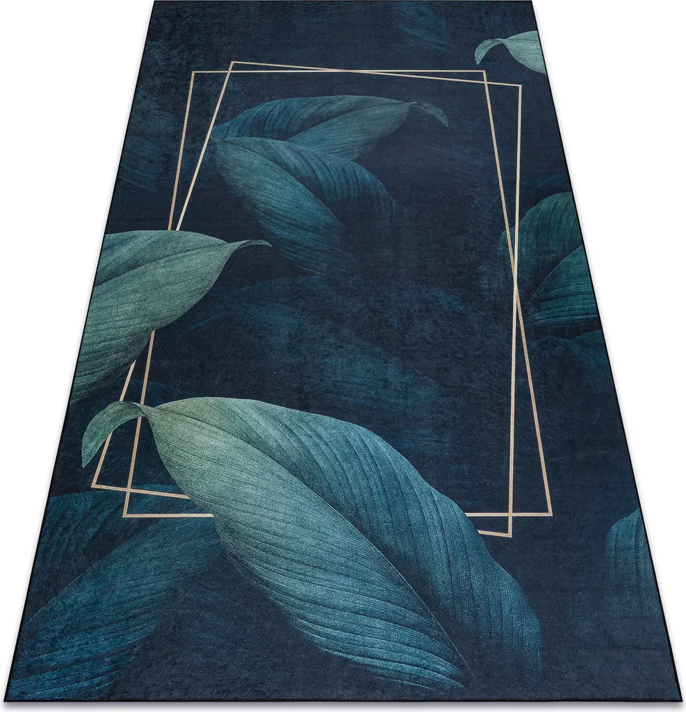 Tapis Lavable Machine : Fini les Taches sur votre Tapis Bleu 80x150 cm