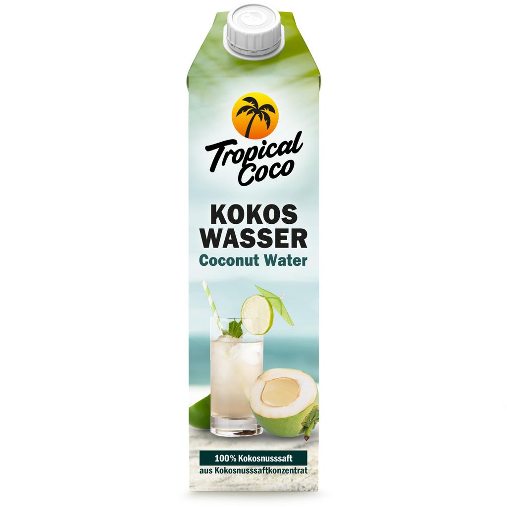 Tropical Coco Kokoswassser in 1000 ml Tetrapack