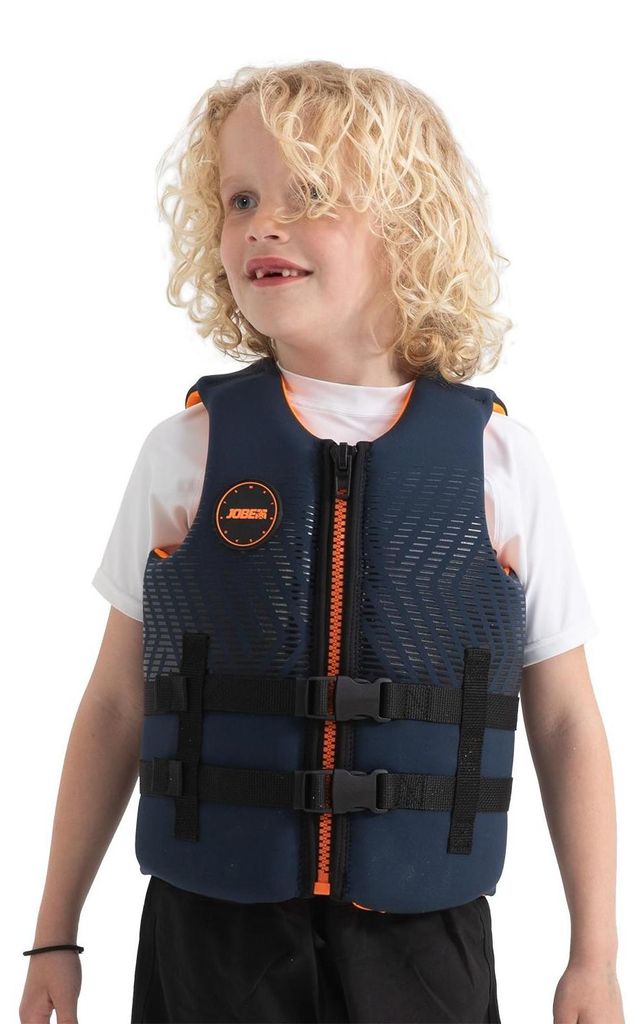 JOBE Neopren Vest Kids Kinder Schwimmweste Youth Neoprenweste Schwimmhilfe - Groesse: 140