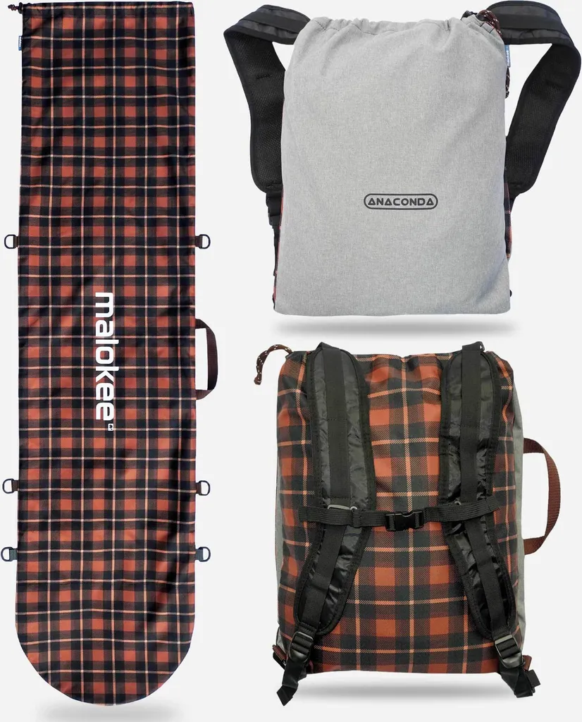 Malokee Sac de snowboard et sac à dos étanche pour snowboarders
