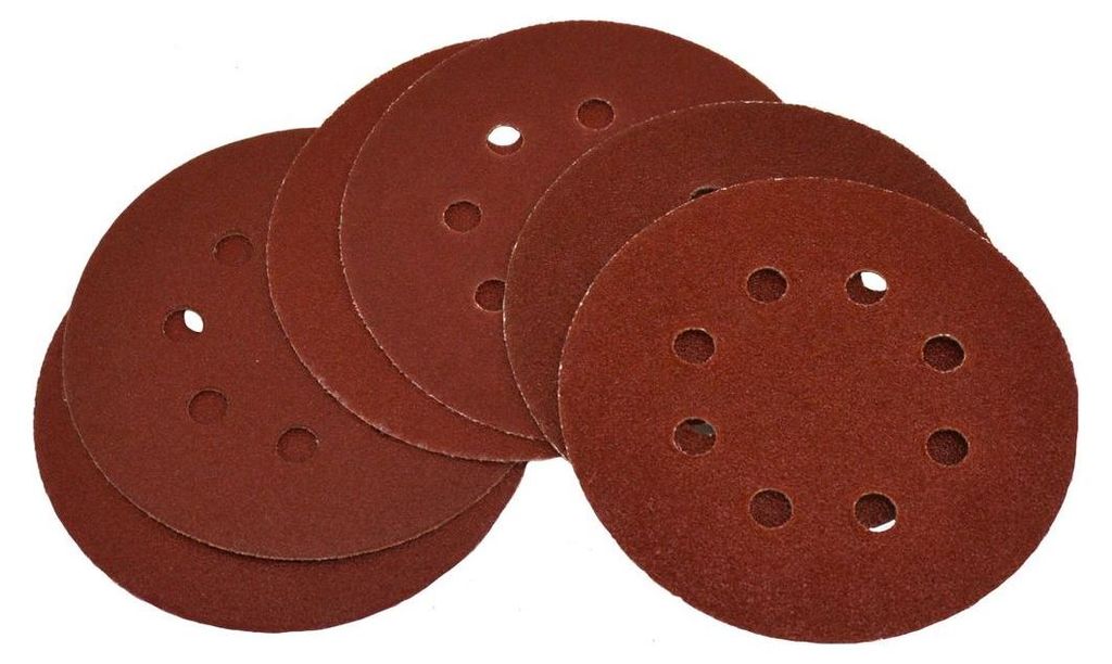 Güde Klett-Exzenterschleifscheiben-Set 125mm 6tlg. Schleifpapier