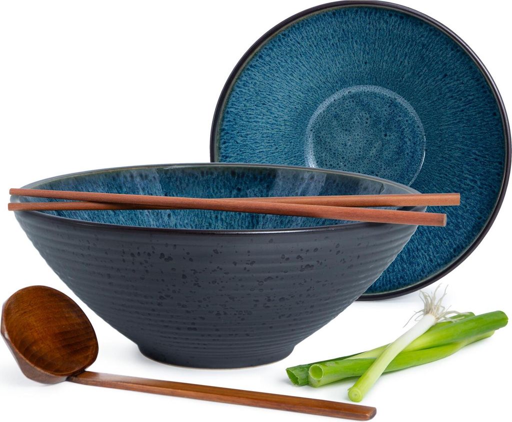 Moritz & Moritz SOLID 2x Ramen Blau mit Rillen Produktbild 