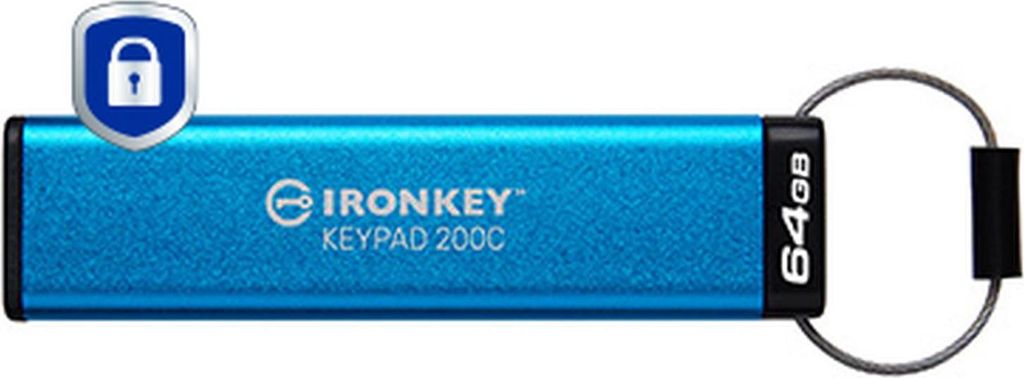 Kingston IronKey Keypad 200C - USB-Flash-Laufwerk