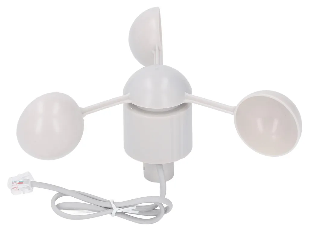 Anémomètre à coupelles avec tachymètre et connecteur RJ11 pour station