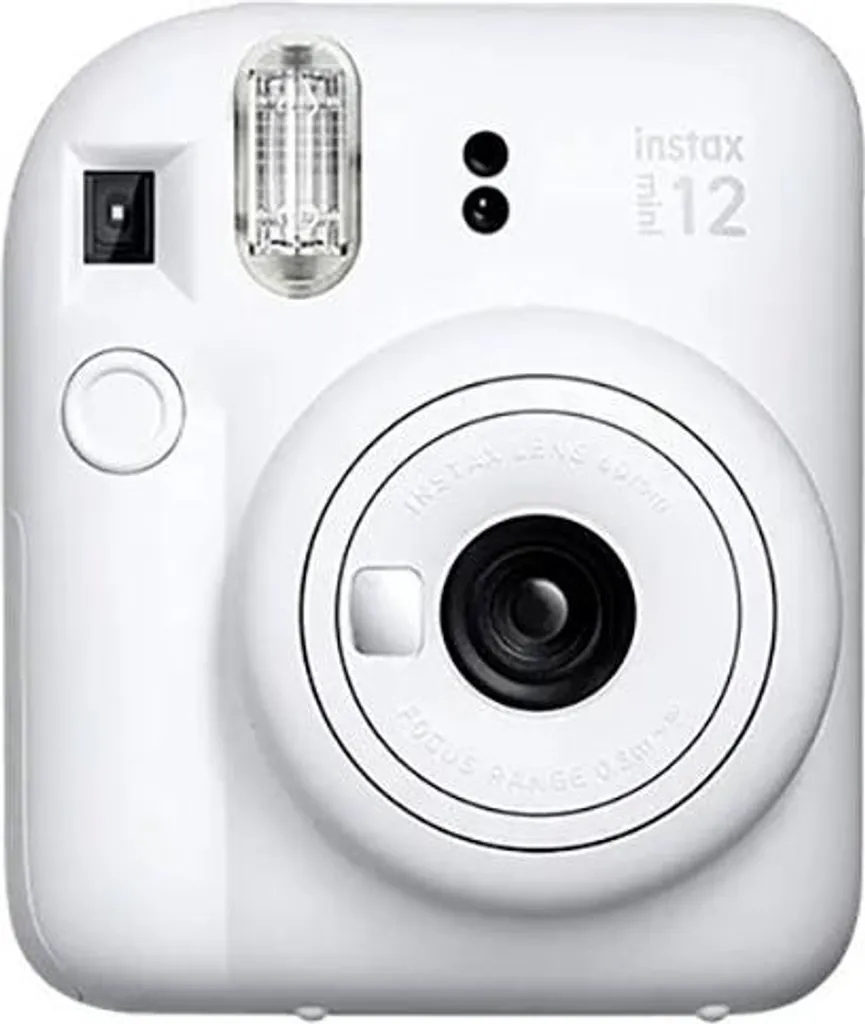 Instax Mini 12 Clay White : Exposition Automatique et Miroir à Selfie