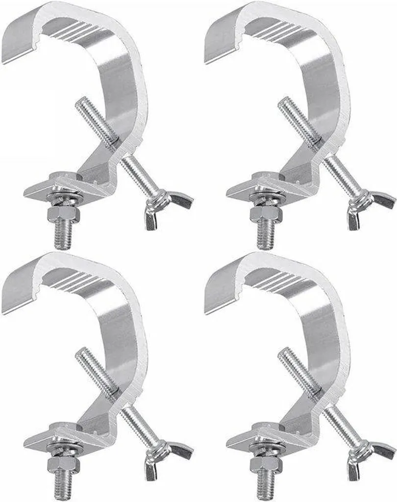 Lampe orientable pour estrade avec tête pivotante et crampons de fixation