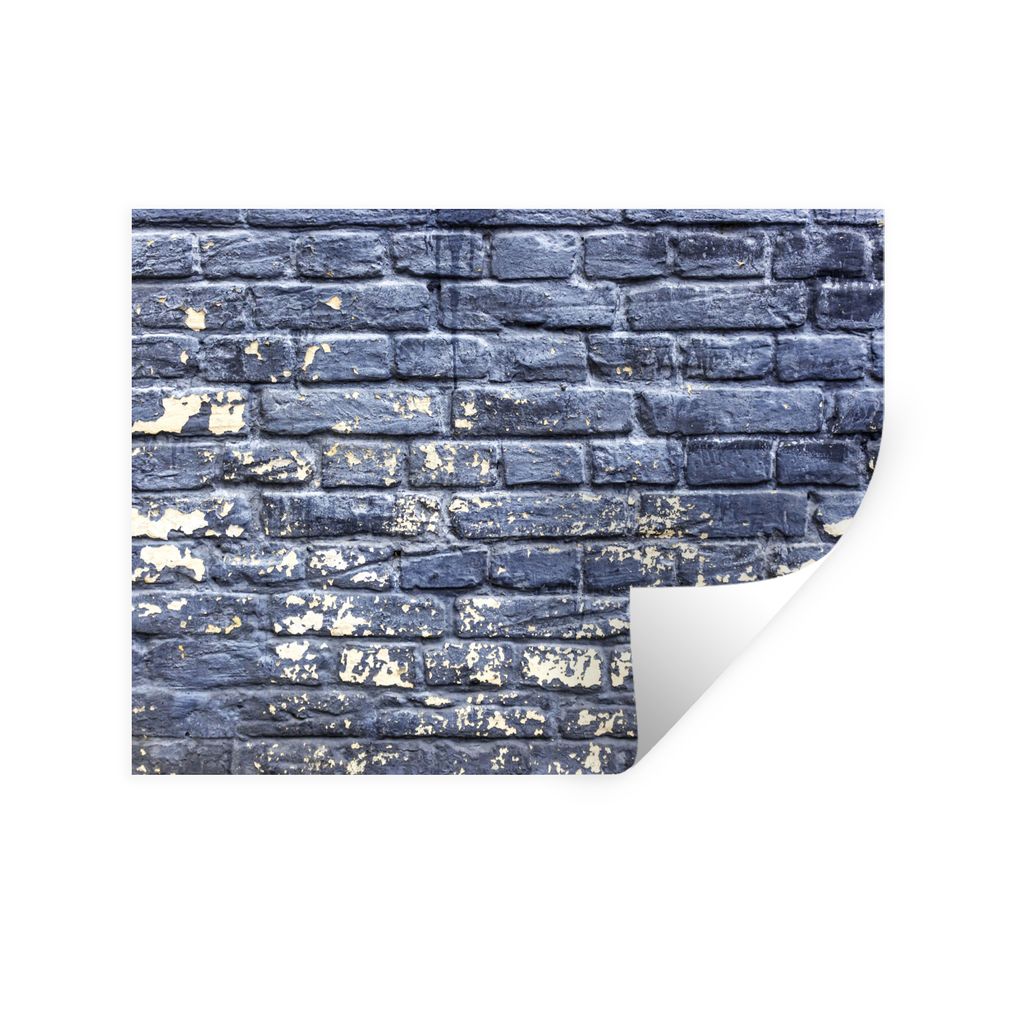 MuchoWow Wandtattoo Wandsticker Wandaufkleber Farbe - Steine - Wand 80x60 cm Selbstklebend und Repositionierbar - Faltenfrei