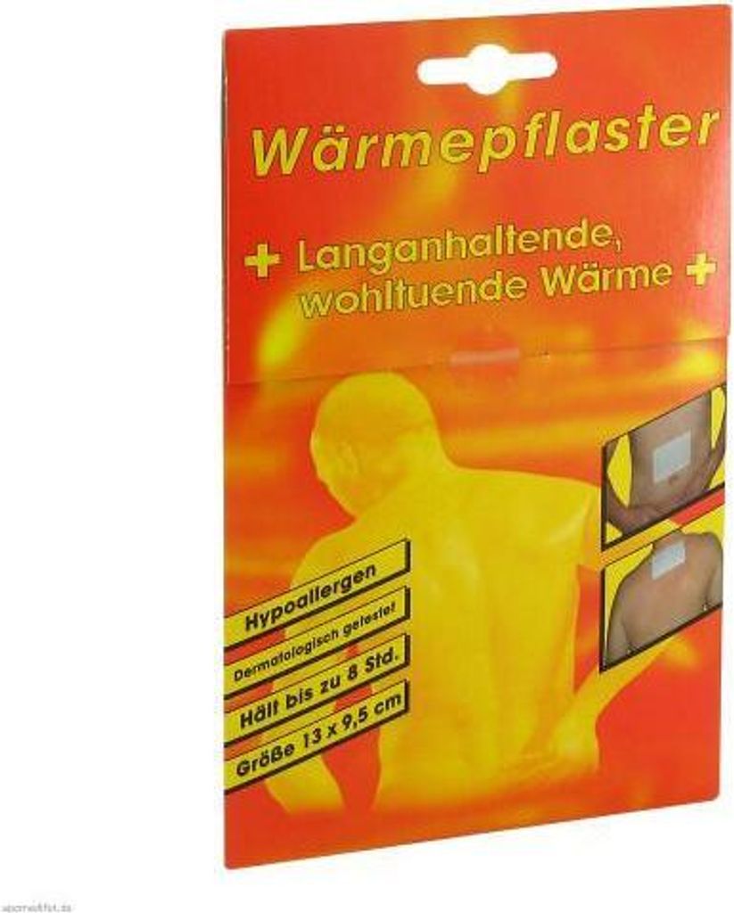 Wärmepflaster für gezielte Wärme- und Kältetherapie, 1 Stück, 9,5x13 cm