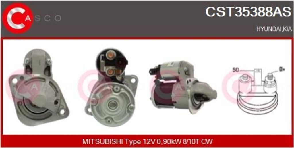 CASCO Starter Brand New HQ CST35388AS