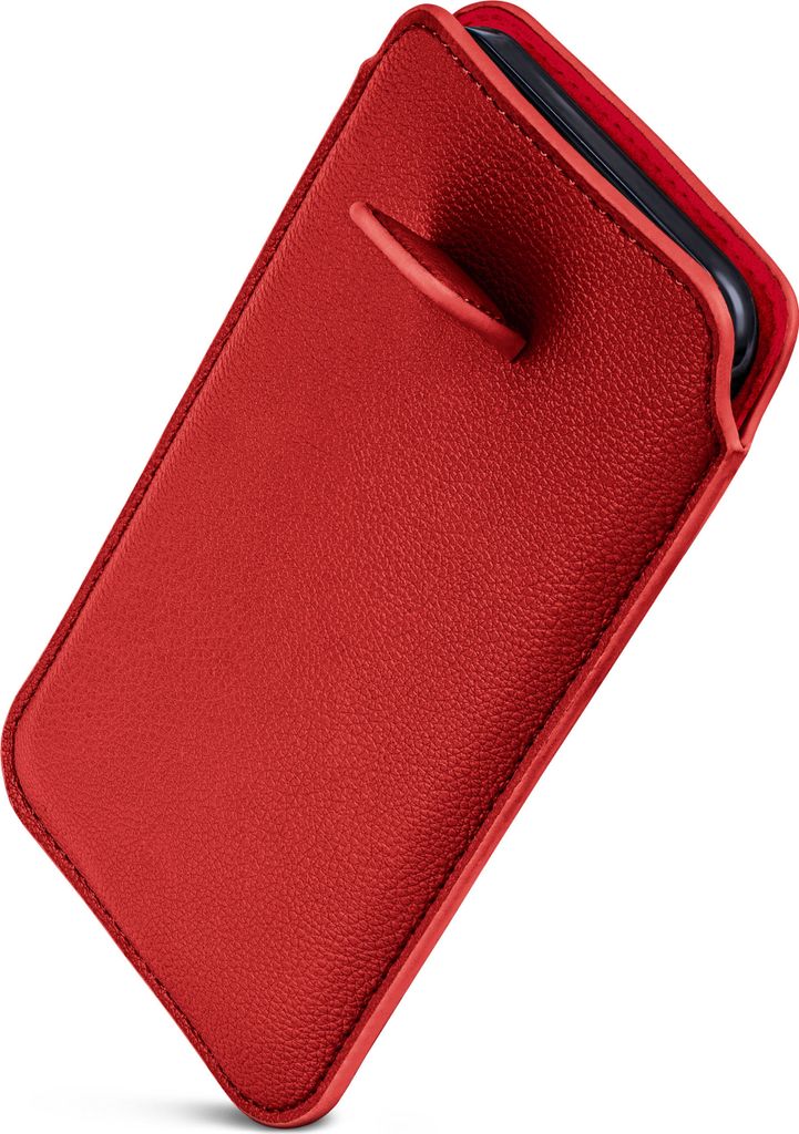 LIBERTY-Bag für Motorola Moto G6 Plus, Farbe:Dunkelrot