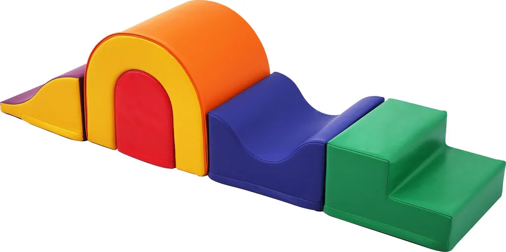 Modules d'escalade en mousse pour bébé - Parcours de motricité 5 pcs - 14
