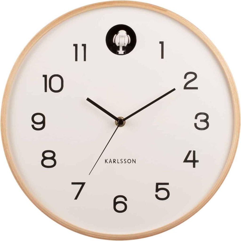 Karlsson Natural Cuckoo, Zeď, Analogové hodiny, Kulatý, Obrázek produktu 