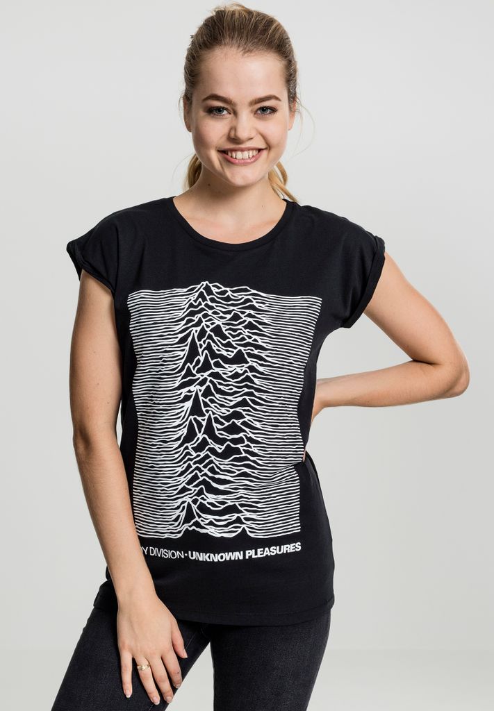 Merchcode Female Shirt Ladies Joy Divison UP Tee Black-4XL