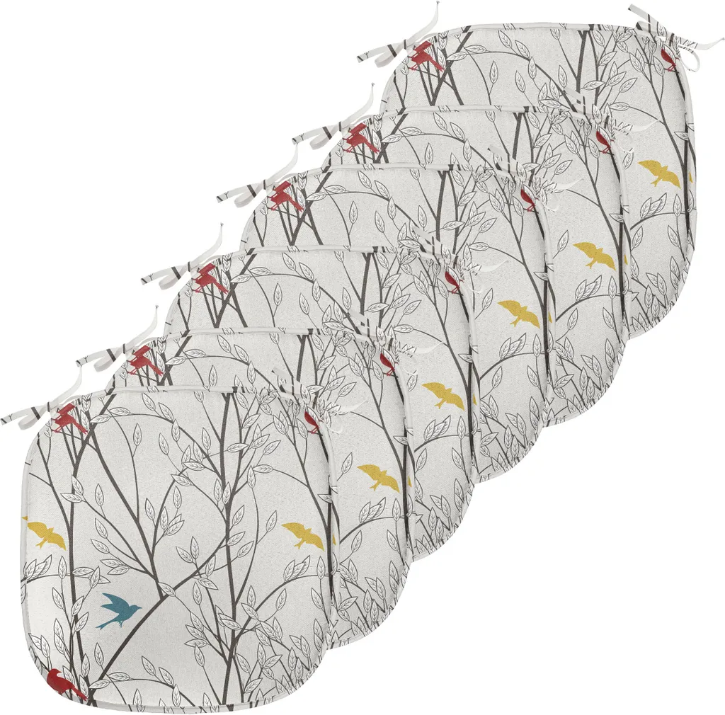Coussin de Chaise Anti-Tache et Confortable Lot de 6 - Fini les Glissements