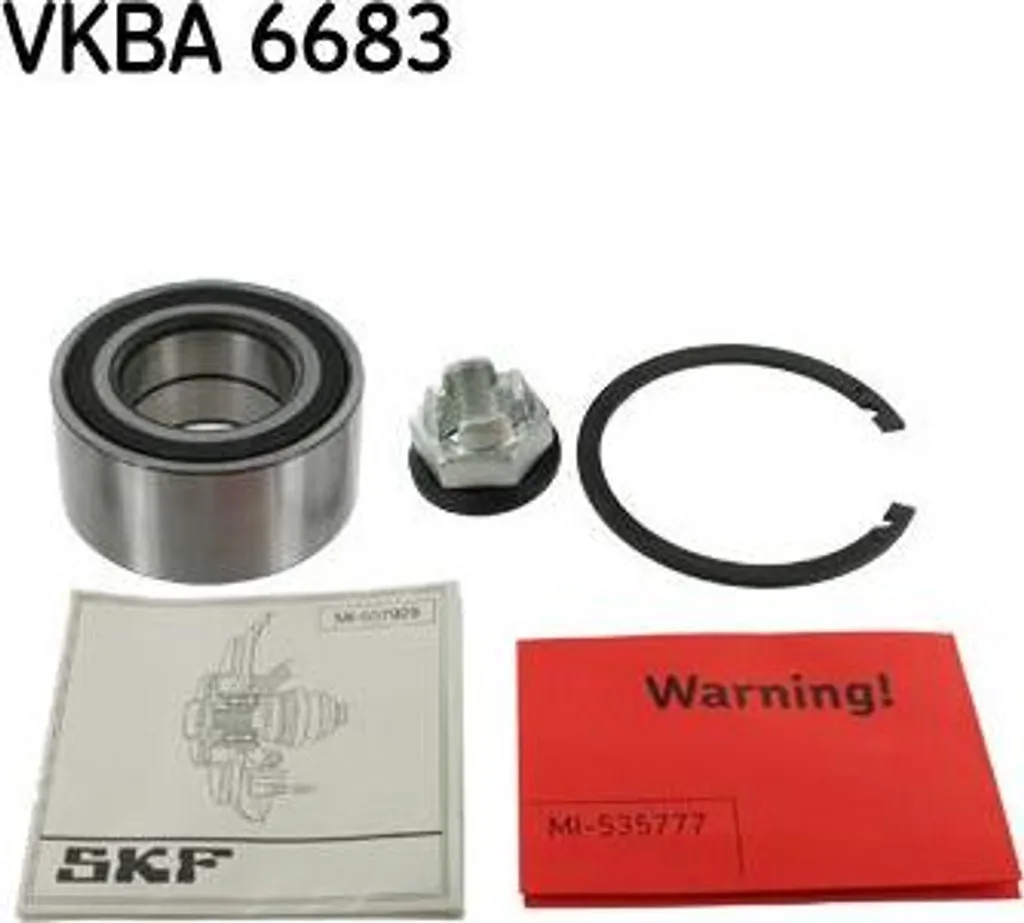 Roulement de roue SKF VKBA6683 pour Megane et Scenic - Pièce Auto 402101877R