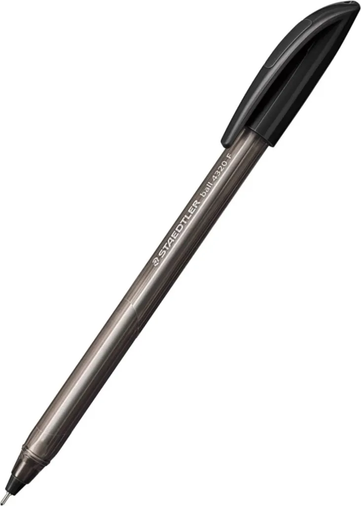 Staedtler 4320 F-9 Penna Biro Nera - Confezione Risparmio Ufficio