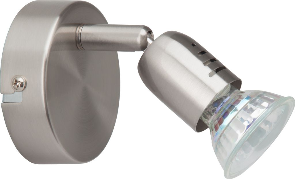 BRILLIANT LED Wandspot Loona | zeitlose Wandleuchte | Metall | eisen | Kopf schwenkbar | 1x GU10 max 3 W