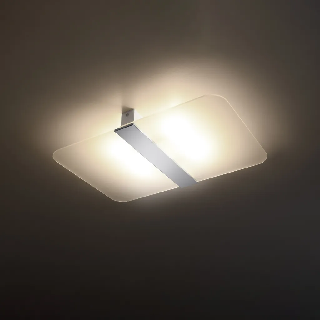Lampada da Soffitto Sollux AZALIA 4xG9 Acciaio e Vetro Bianco | Elegante - 3