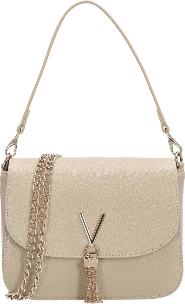 Sac bandoulière Divina Valentino Bags beige : le chic pratique au quotidien