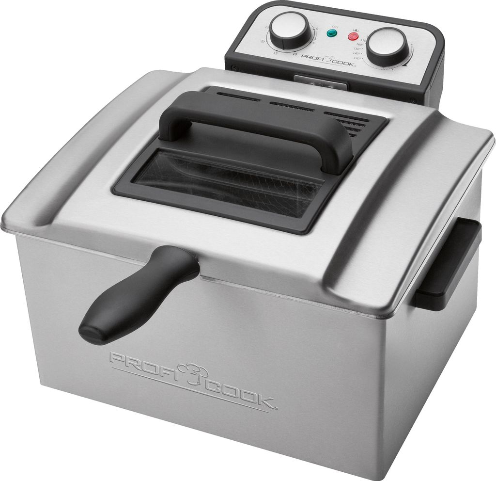 ProfiCook PC-FR 1038 Doppel Fritteuse Edelstahl Produktbild 