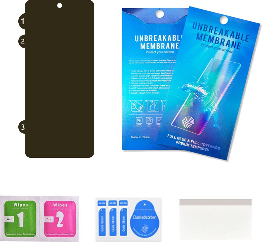 INF Huawei Mate X3 Faltbares Handy Schutzfolie: Klar, Anti-Spionage, 2 Stück Modell 3