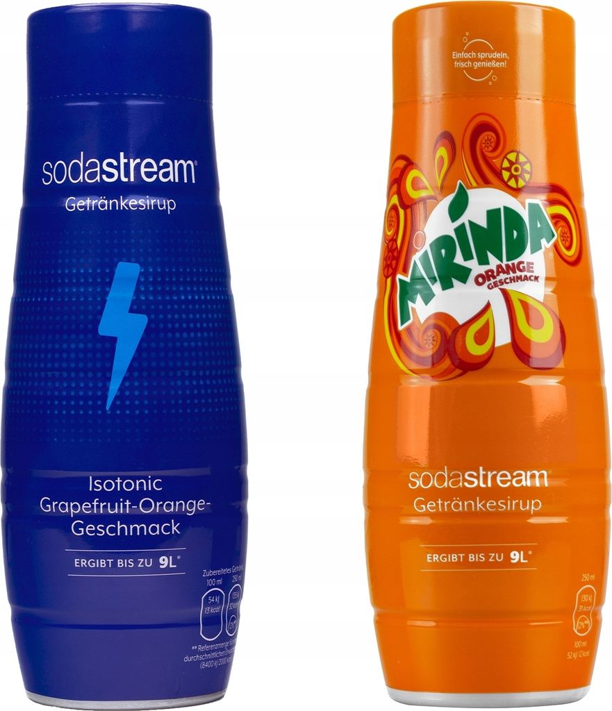 Sodastream Sirup Set Isotonisch Mirinda 2x440ml Getränkekonzentrat