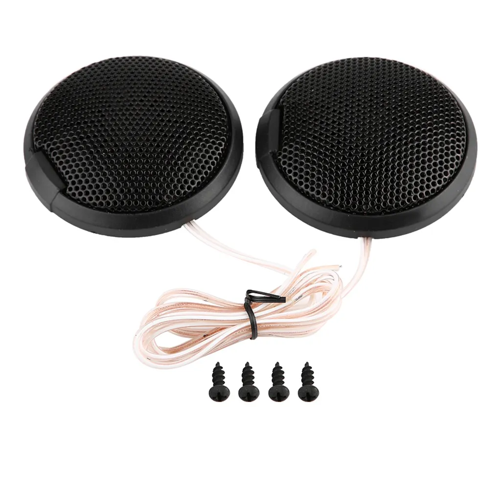 Mini Speaker Auto 80W Rotondi Neri - Audio High Performance Adesivo