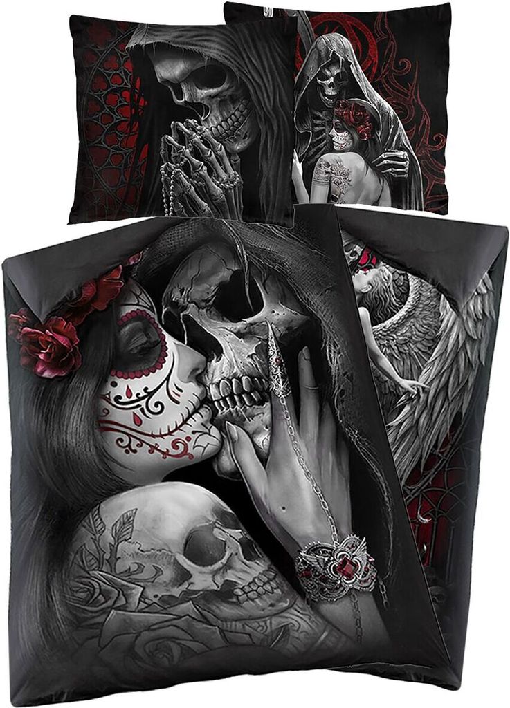 Spiral Bettwäsche  Dead Kiss multicolor Standard Produktbild 
