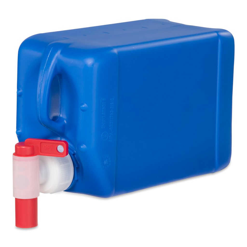 2 Stück Kanister Plastikbehälter  60  L blau lebensmittelecht Ausgießer flexibel 