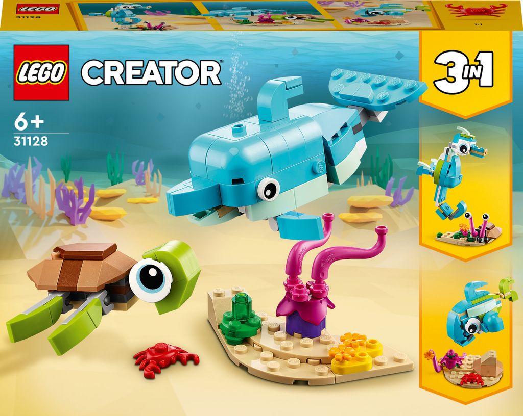 LEGO Creator Delfino E Tartaruga 31128 Immagine del prodotto 