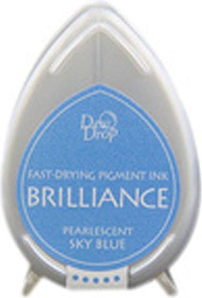 Tsukineko | Brilliance dew drop ink pad pearl Sky blue