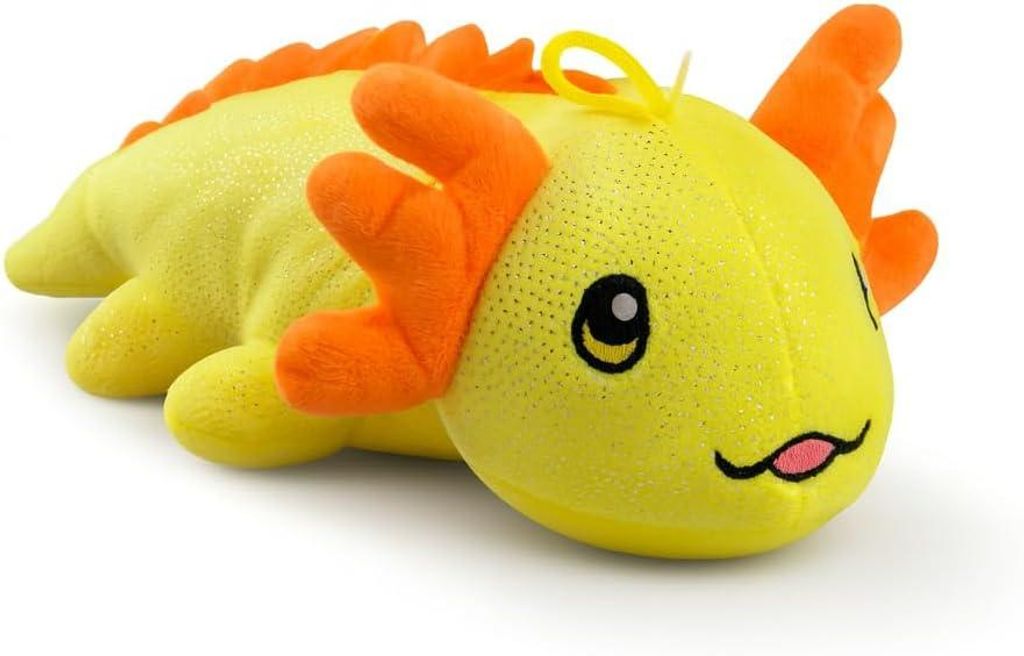 Kuscheltier Axolotl 30 cm gelb – Weiches Plüschtier, Produktbild 