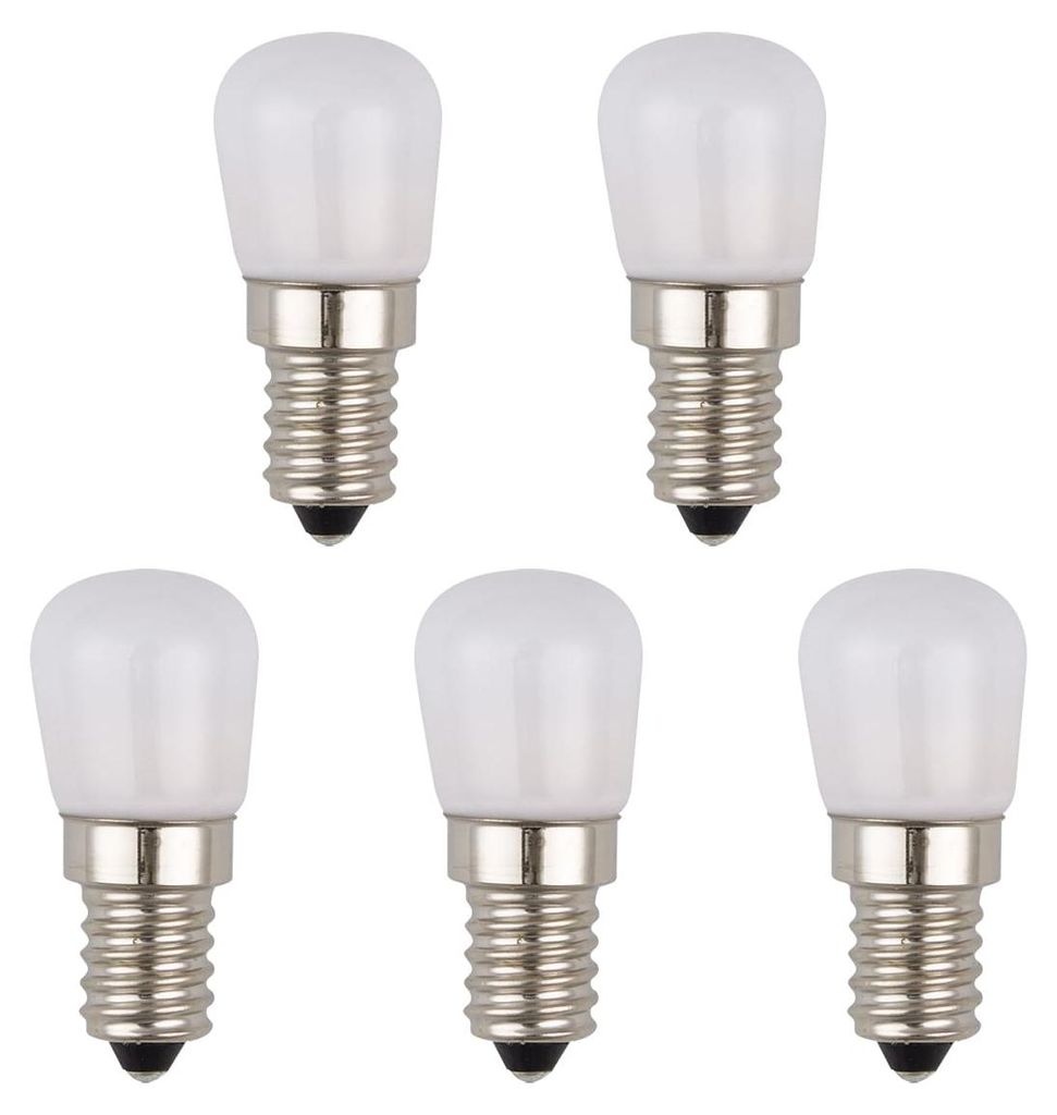 SPL E14 LED Röhrenlampe 2W 3000K Warmweiß Opal 5 Stück