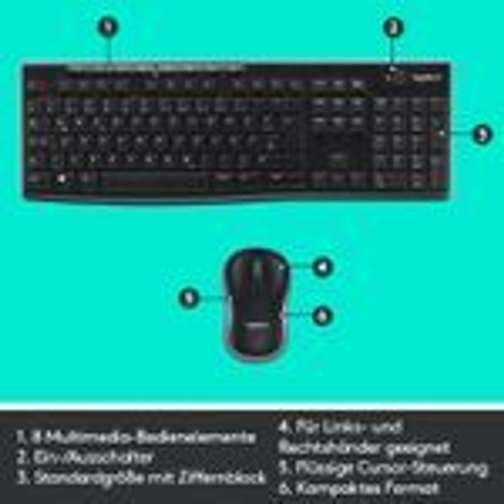 Logitech Wireless Combo MK270 Zdjęcie produktu 21