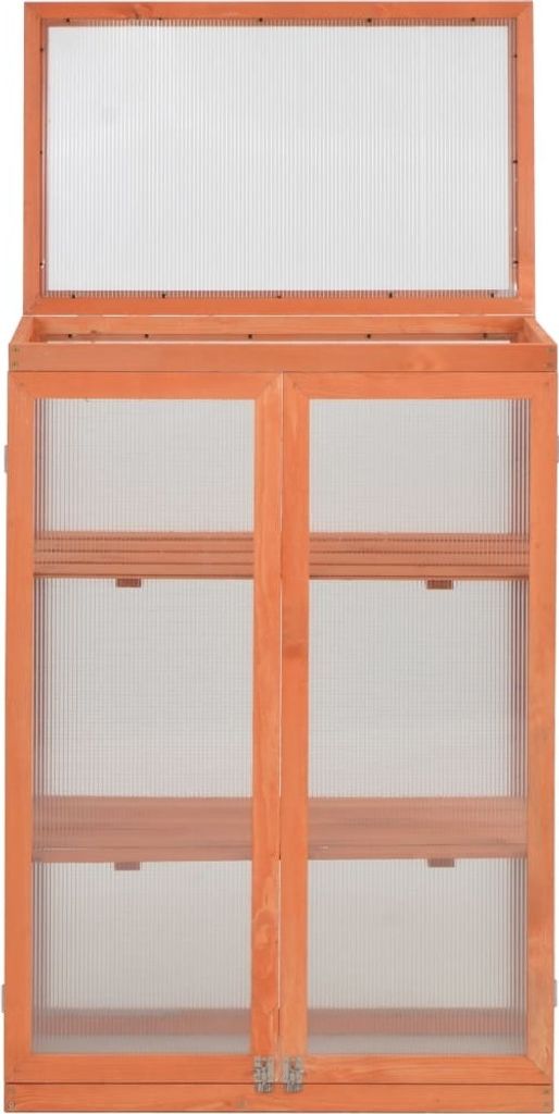vidaXL Gewächshaus-Schrank Holz 75x47x109 cm Produktbild 7