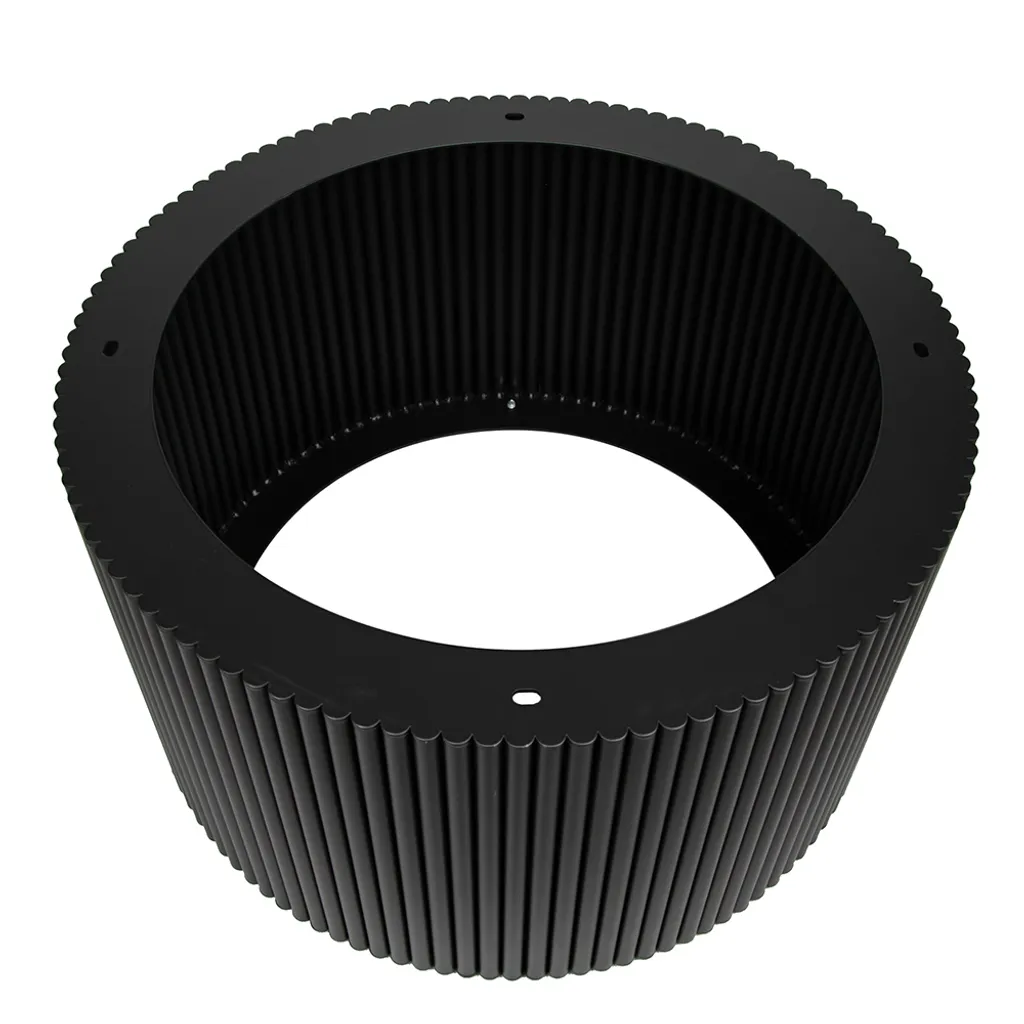 Piètement de table central rond 60cm en métal noir mat style loft chic - 3