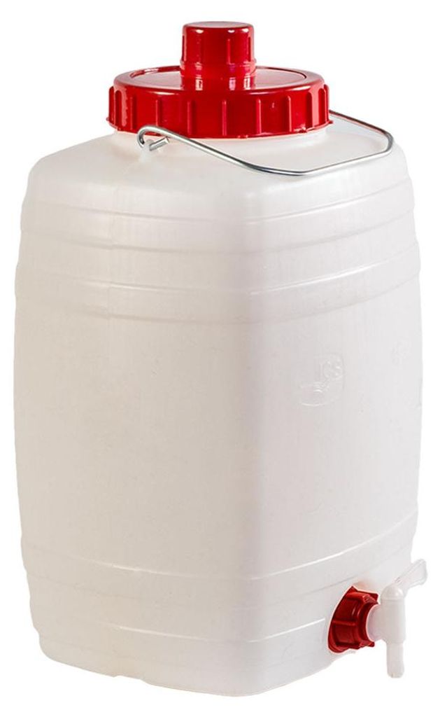 Barel voor water, DEMETRA, stapelbaar, 15 liter Productafbeelding 