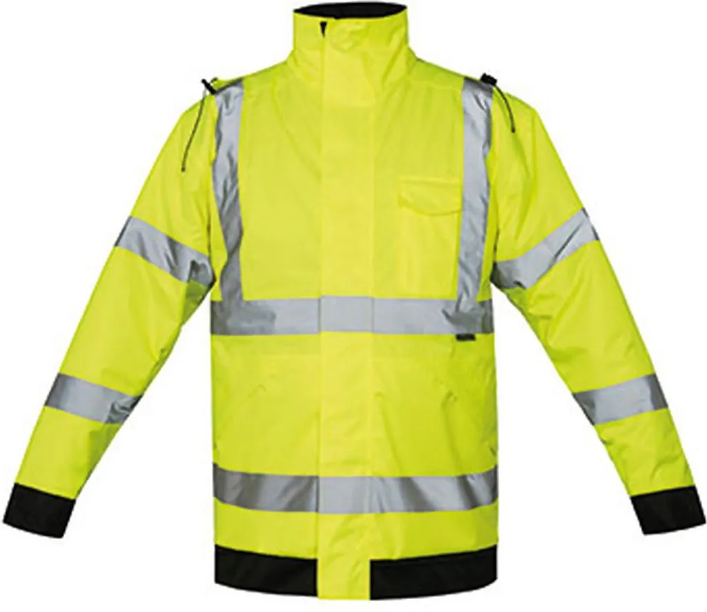 Giacca Lavoro Antipioggia Korntex KXRLJ Kaunas XXL Giallo Fluo