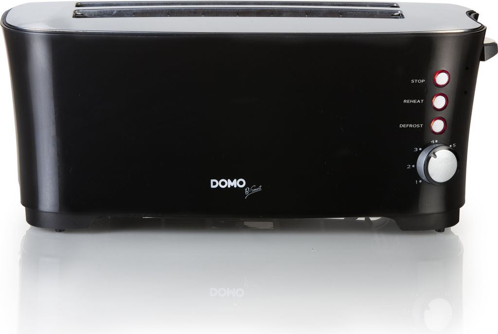 Domo DO961T Toster 7 4 kromki 1350 W Czarny Zdjęcie produktu