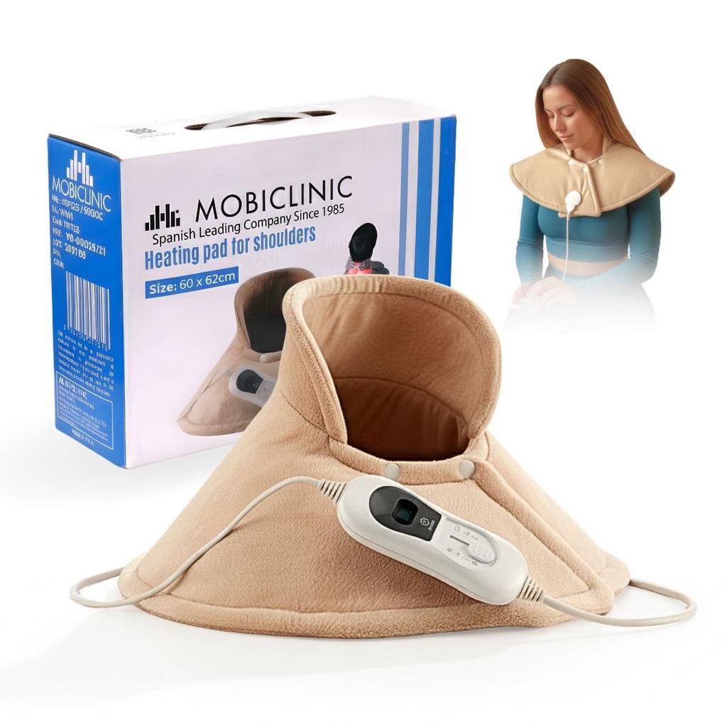 Mobiclinic, Coussin chauffant pour la nuque, Électrique, Image du produit 